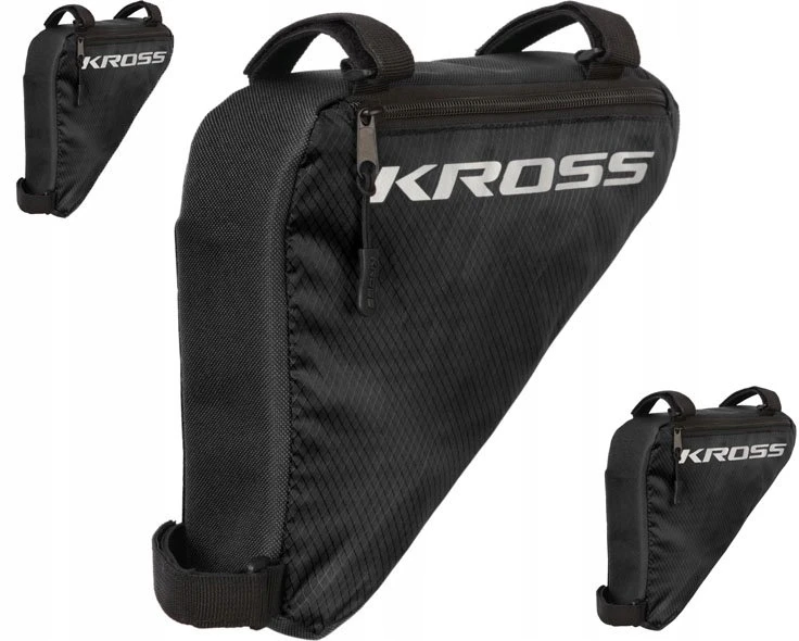 Dviračio trikampis krepšys ant rėmo KROSS Triangle Bag, juodas 1.8 L