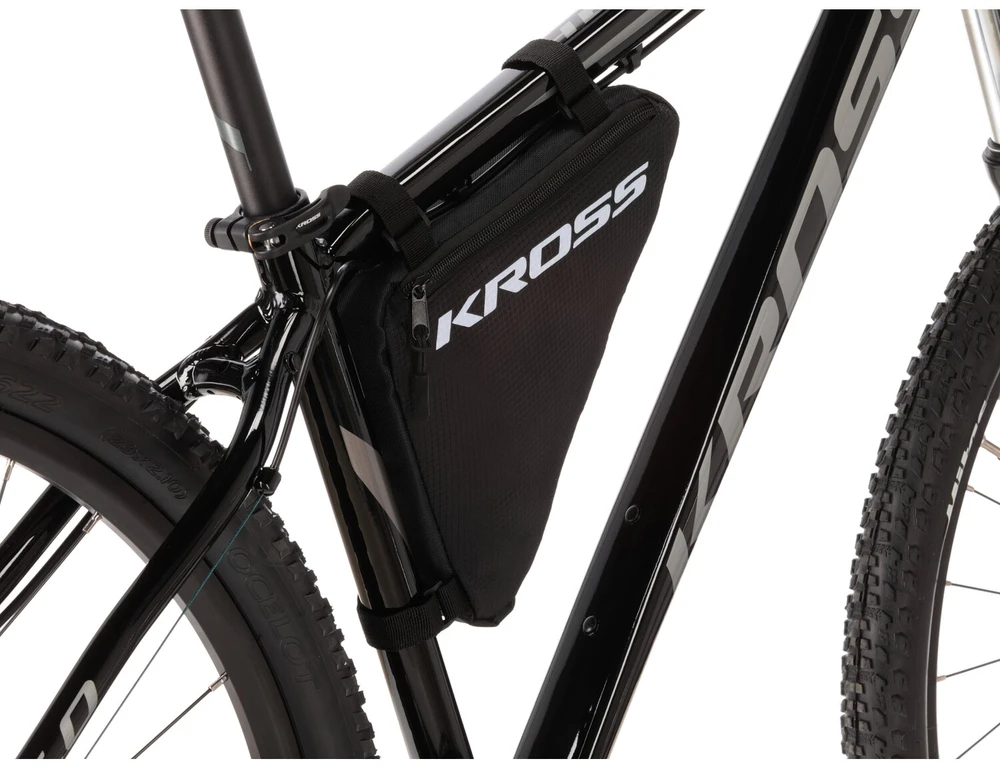 Dviračio trikampis krepšys ant rėmo KROSS Triangle Bag, juodas 1.8 L