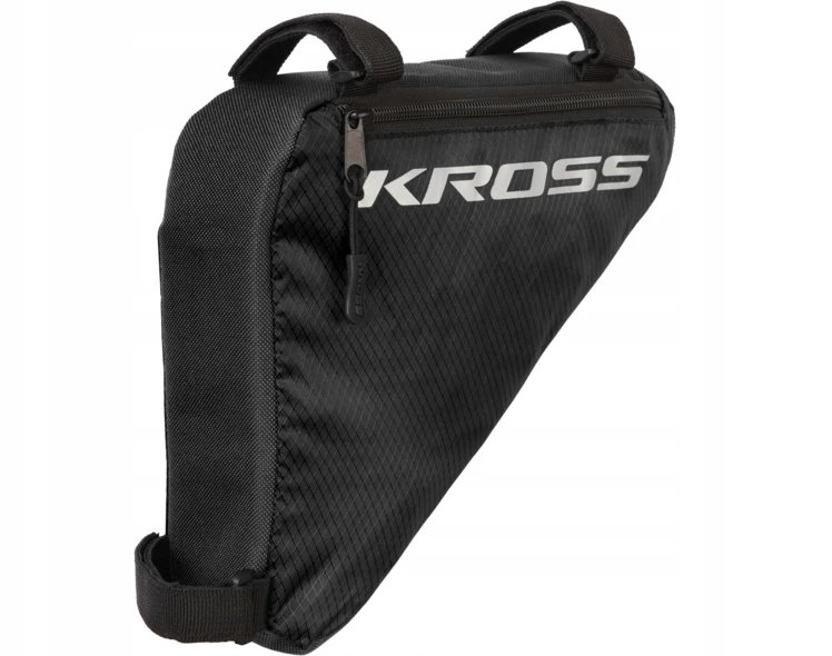 Dviračio trikampis krepšys ant rėmo KROSS Triangle Bag, juodas 1.8 L