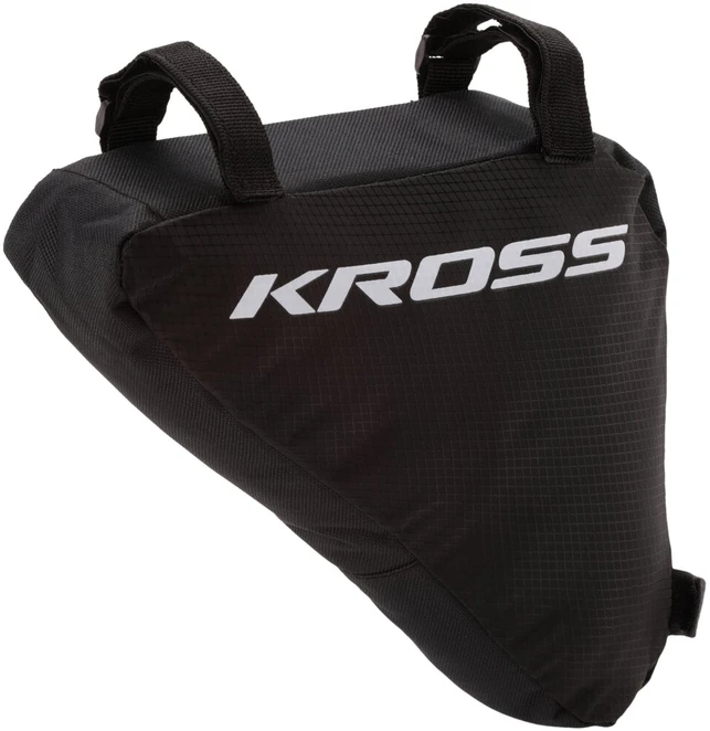 Dviračio trikampis krepšys ant rėmo KROSS Triangle Bag, juodas 1.8 L