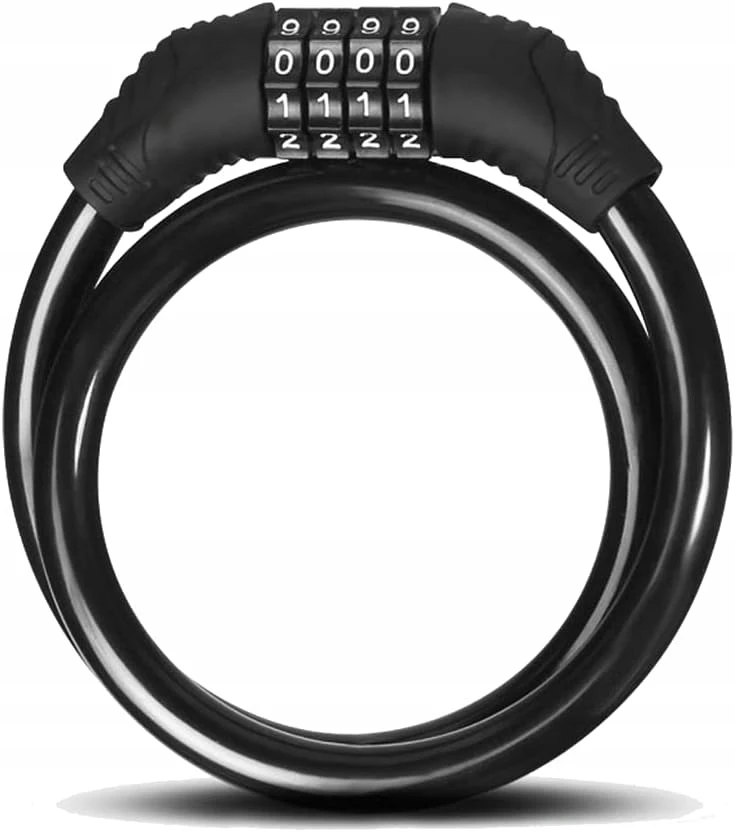 Dviračio užraktas Beeper Combination, 60 cm, juodas