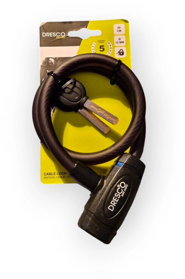 Dviračio užraktas Dresco 12x600 mm