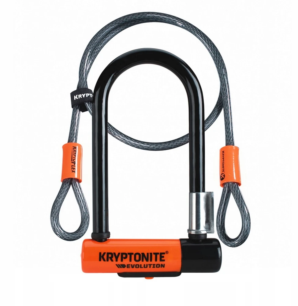 Dviračio užraktas Kryptonite Evolution Mini-7 With 4' Flex Cable