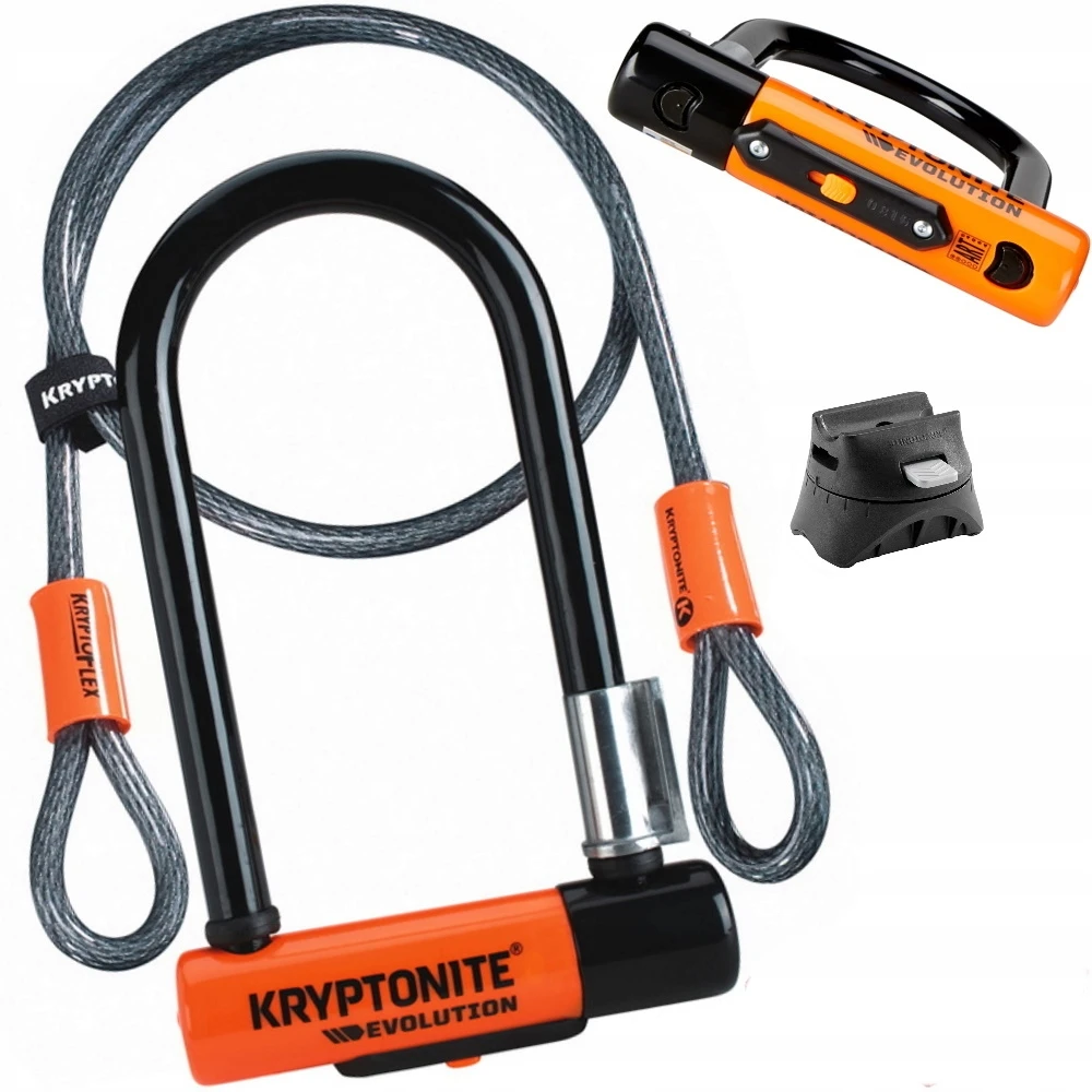 Dviračio užraktas Kryptonite Evolution Mini-7 With 4' Flex Cable