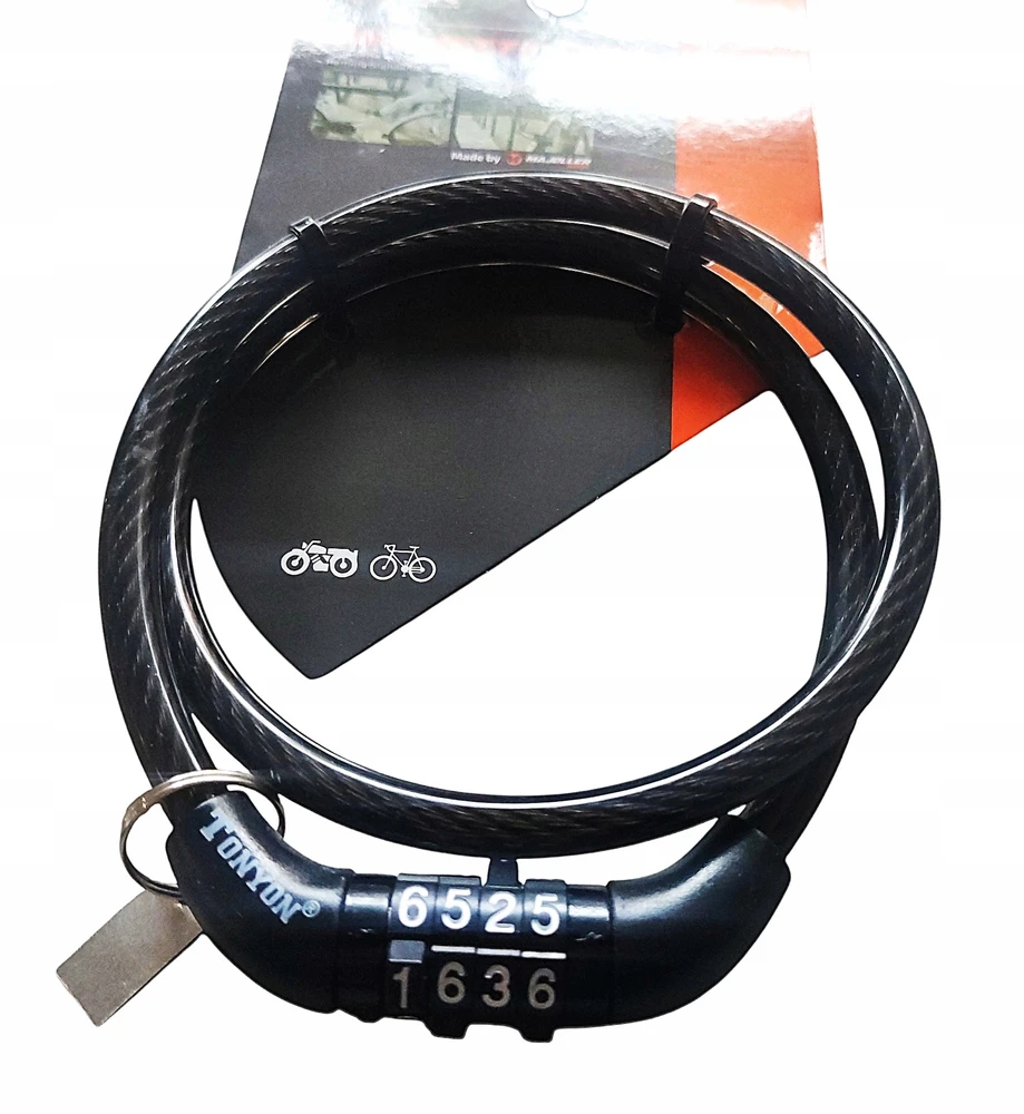 dviratinė spyna su kodu 3,5 mm XQMAX