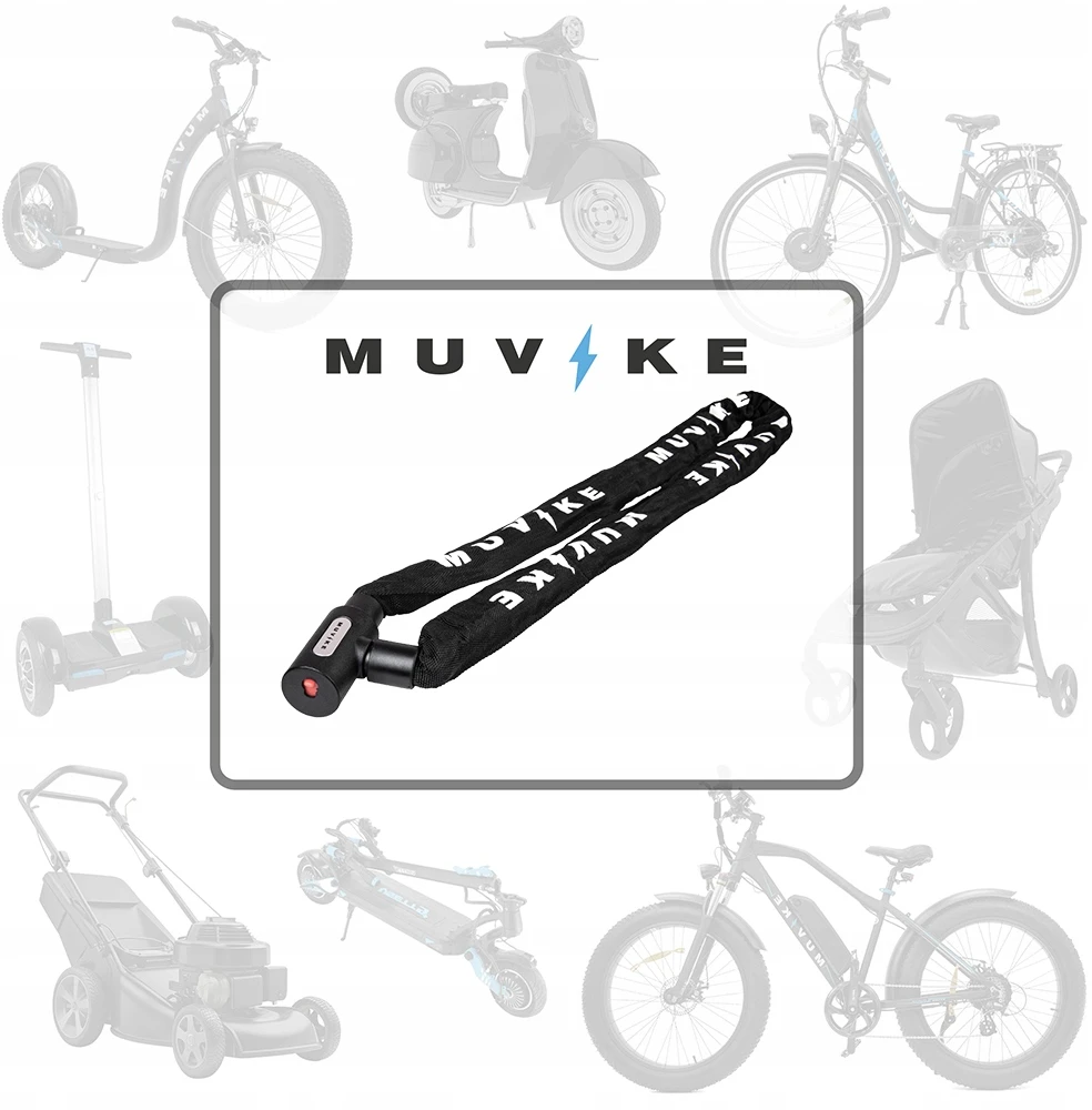 DVIRAČIO UŽRAKTINĖ GRANDINĖ 100cm 6mm SU LIGHT KEY MUVIKE SOLID 1000/6K