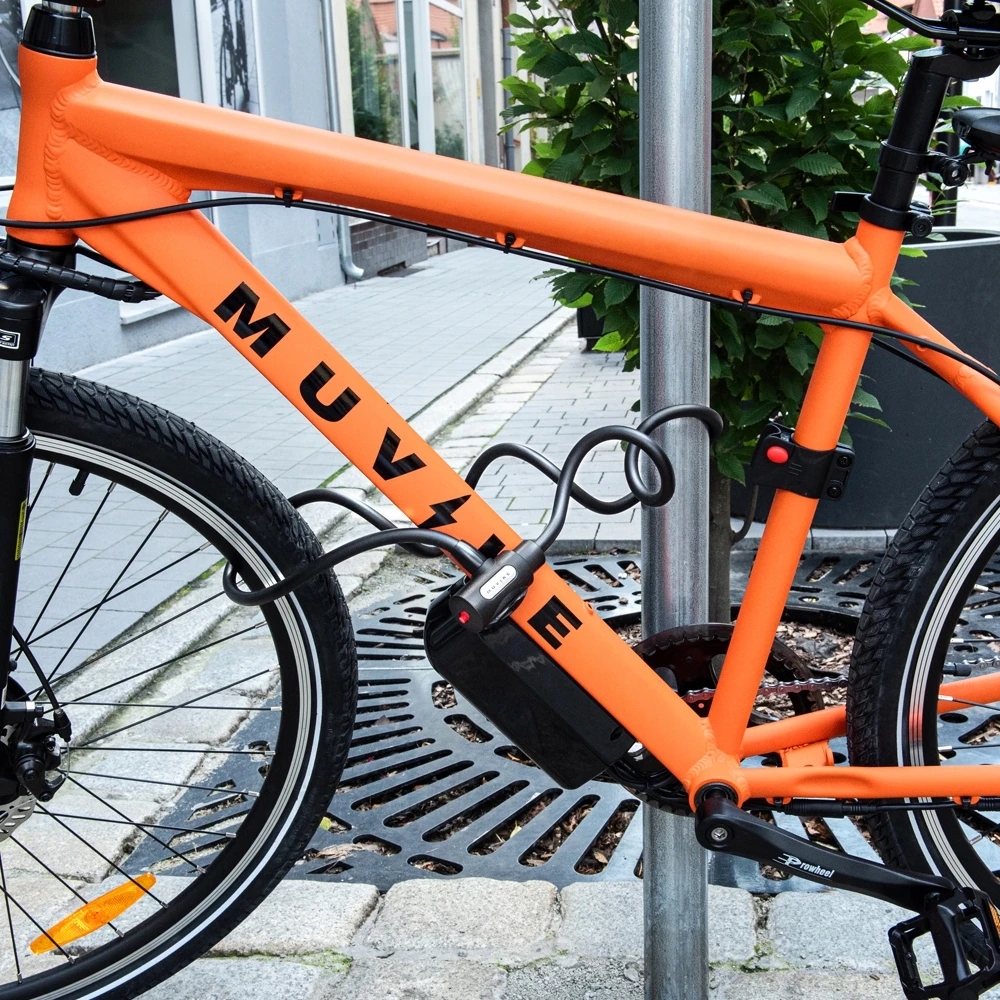 Dviračio užrakto kabelis 150cm 12mm SU RAKTU SU RANKENE MUVIKE FLEX 1500/12K