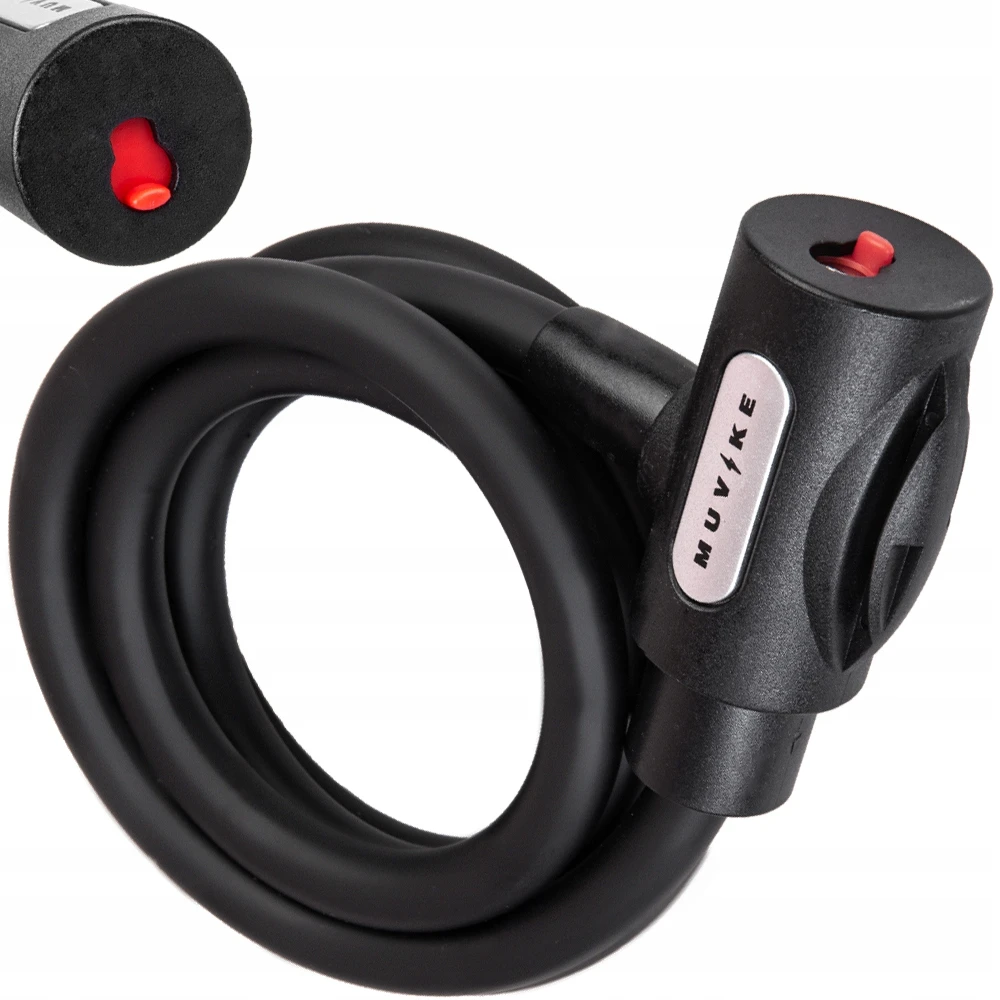 Dviračio užrakto kabelis 150cm 12mm SU RAKTU SU RANKENE MUVIKE FLEX 1500/12K