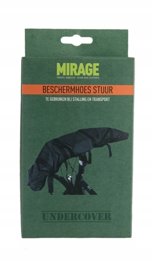 Dviračio vairo apsaugos dangtis - Mirage - Juodas - Atsparus oro sąlygoms - Lengvas montavimas