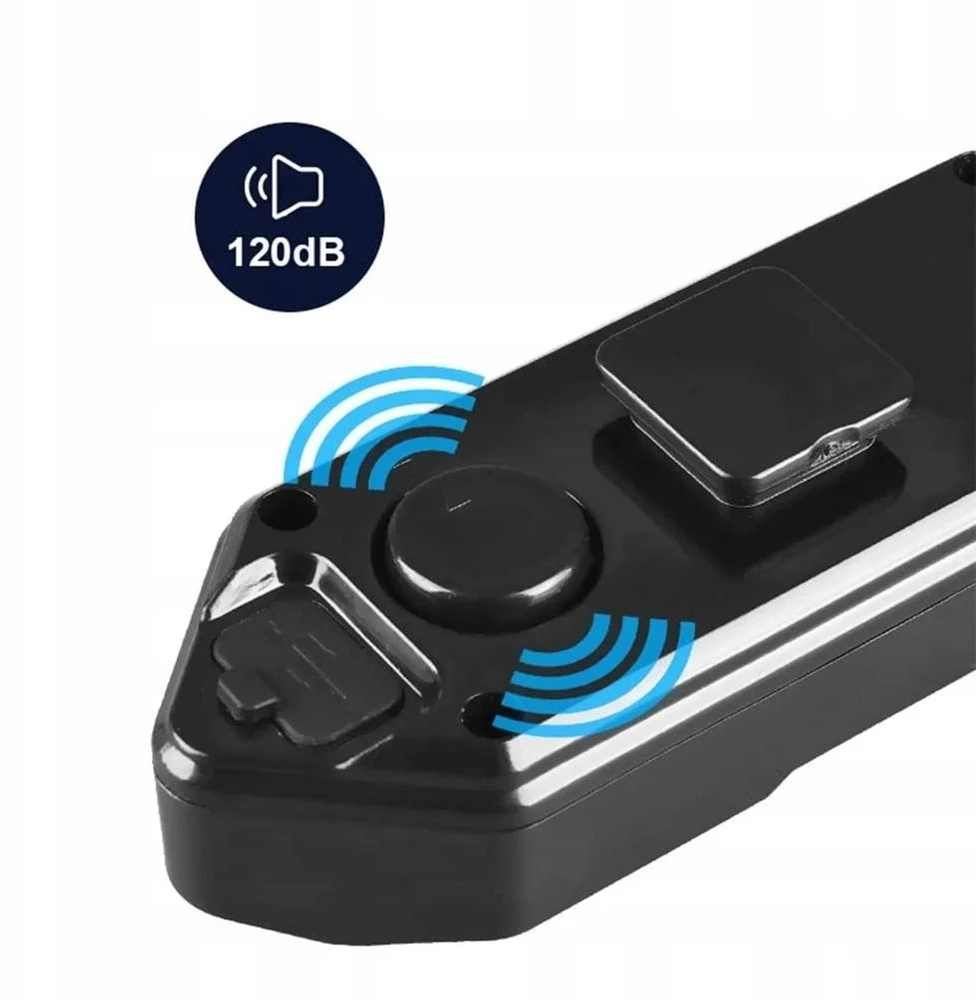 Dviračio žibintas su nuorodomis + raudona lemputė, USB C įkrovimas, su nuotolinio valdymo pultu