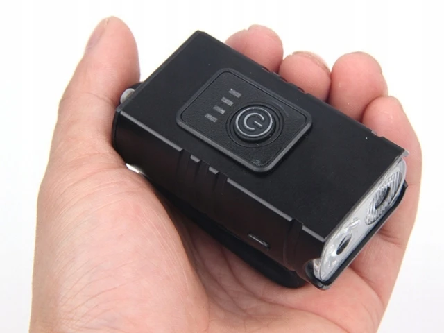 Dviračio žibintų rinkinys LED USB įkraunamas priekinis galinis vandeniui atsparus IPX4 6 režimai