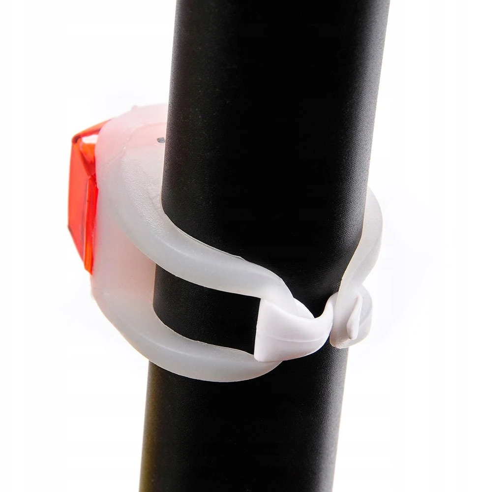 Dviračio žibintų rinkinys Meteor Flex, baltas