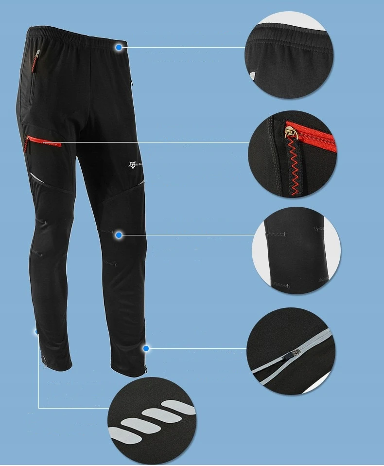 Dviračių kelnės įšyla iki -10°C ROCKBROS YPK009 M