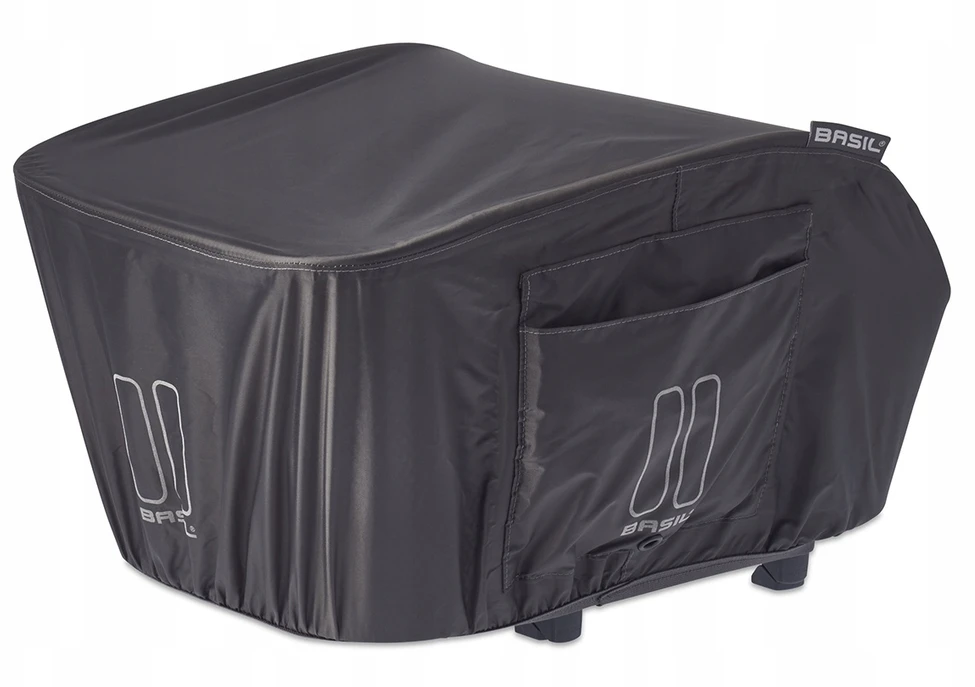 Dviračių krepšio apsauga nuo lietaus Basil Keep Dry, L, juodas