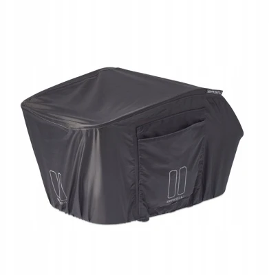 Dviračių krepšio apsauga nuo lietaus Basil Keep Dry, L, juodas