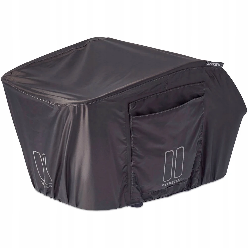Dviračių krepšio apsauga nuo lietaus Basil Keep Dry, L, juodas
