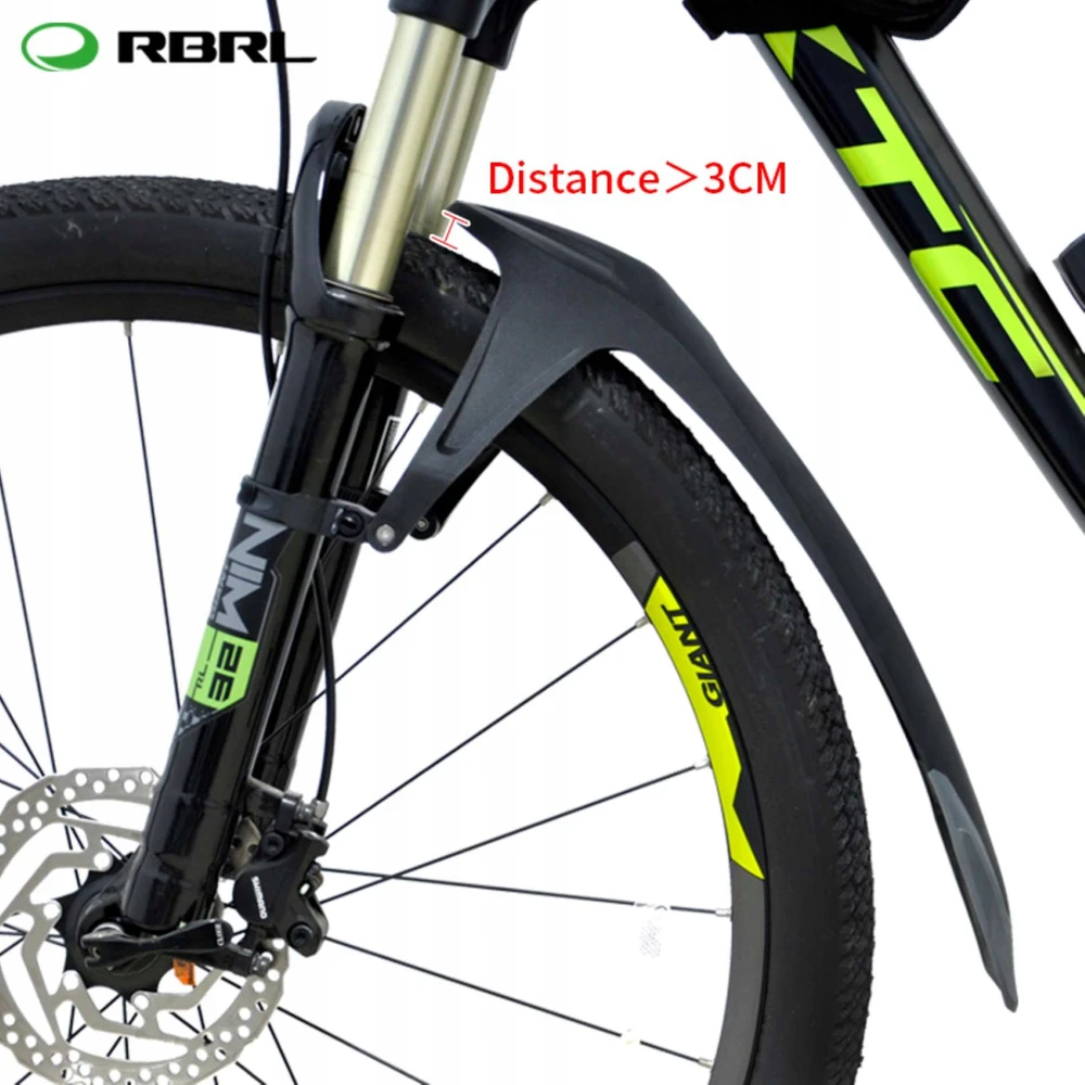 Dviračių purvasargių komplektas RL-990F/R, patvarūs purvasargiai MTB, maks. 29"