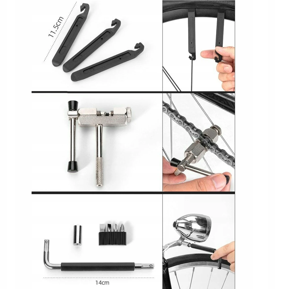Dviračių raktų rinkinys, Multitool, dviračių įrankių rinkinys, RockBros