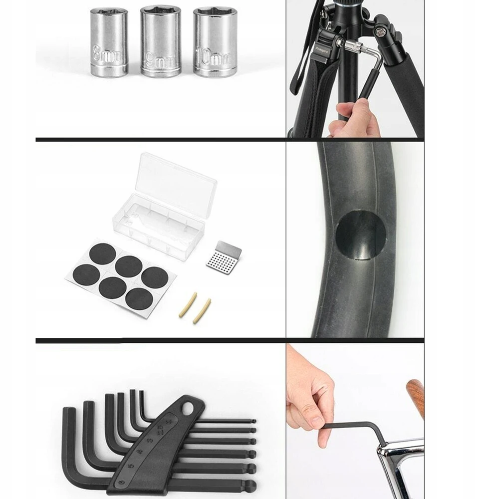 Dviračių raktų rinkinys, Multitool, dviračių įrankių rinkinys, RockBros
