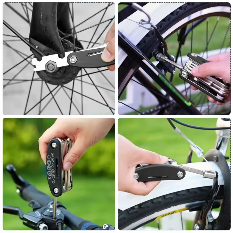 DVIRAČIŲ ĮRANKIŲ RINKINYS 14 DALIŲ DĖKLE BICYCLE GEAR 231075