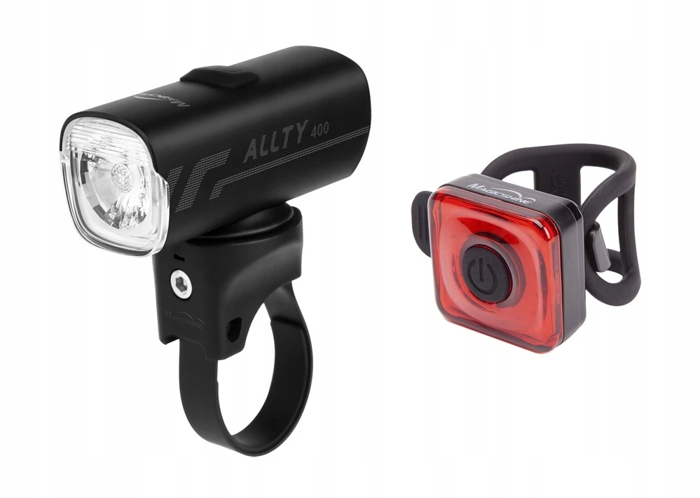 Dviračių žibintų komplektas MagicShine ALLTY 400 + SEEMEE 20 USB juodas