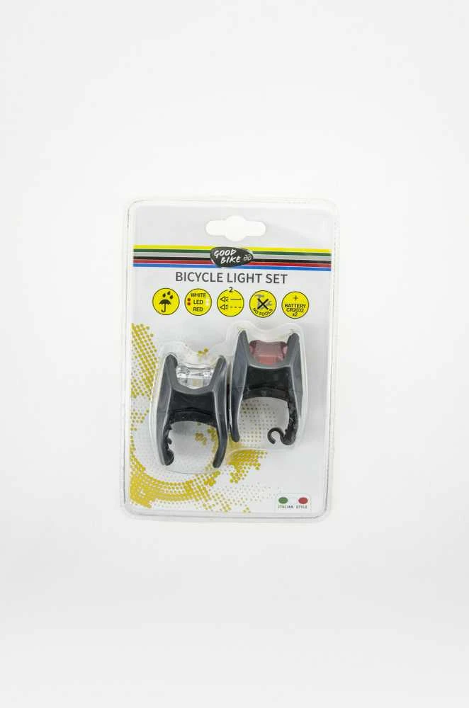 Dvirač.žibintų komplektas Good Bike 2Led