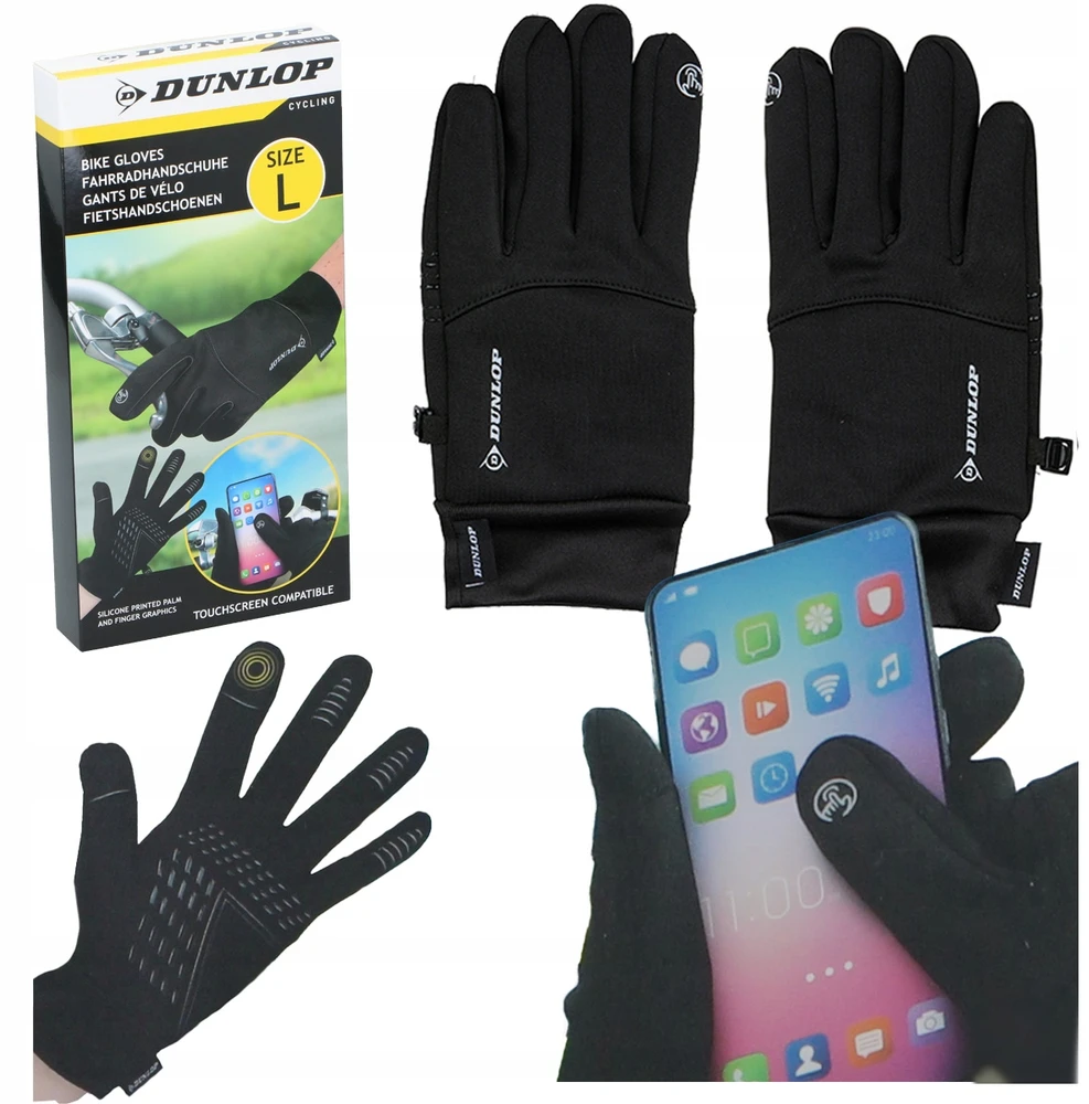 Dunlop Dviračių pirštinės su vilnos pamušalu