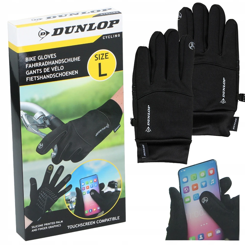 Dunlop Dviračių pirštinės su vilnos pamušalu