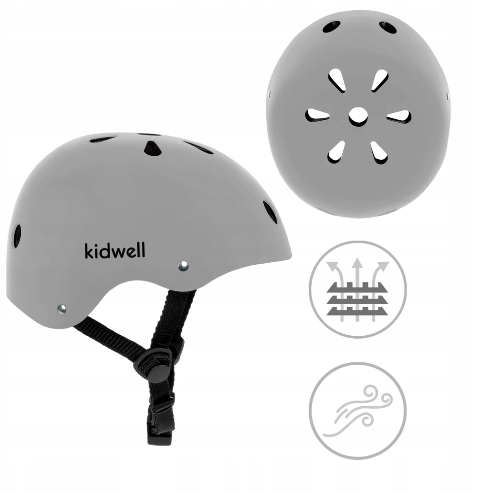 Dviratininko šalmas Kidwell Orix II M, pilkas