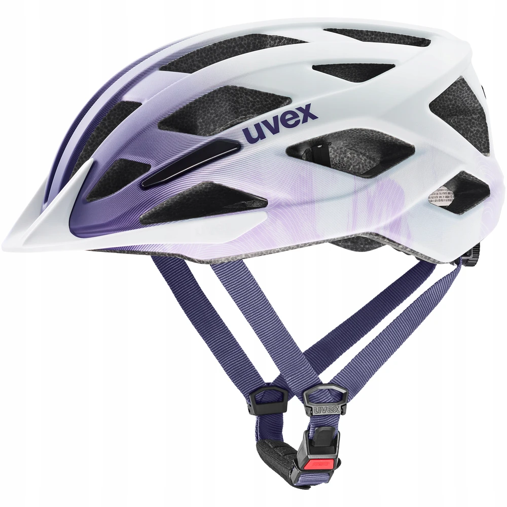 Dviratininko šalmas Uvex Air Wing 2 CC, violetinis/baltas