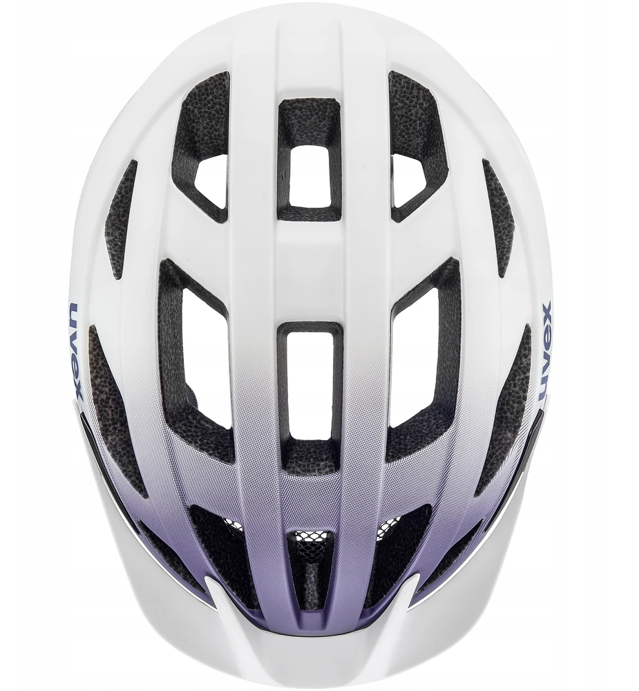 Dviratininko šalmas Uvex Air Wing 2 CC, violetinis/baltas