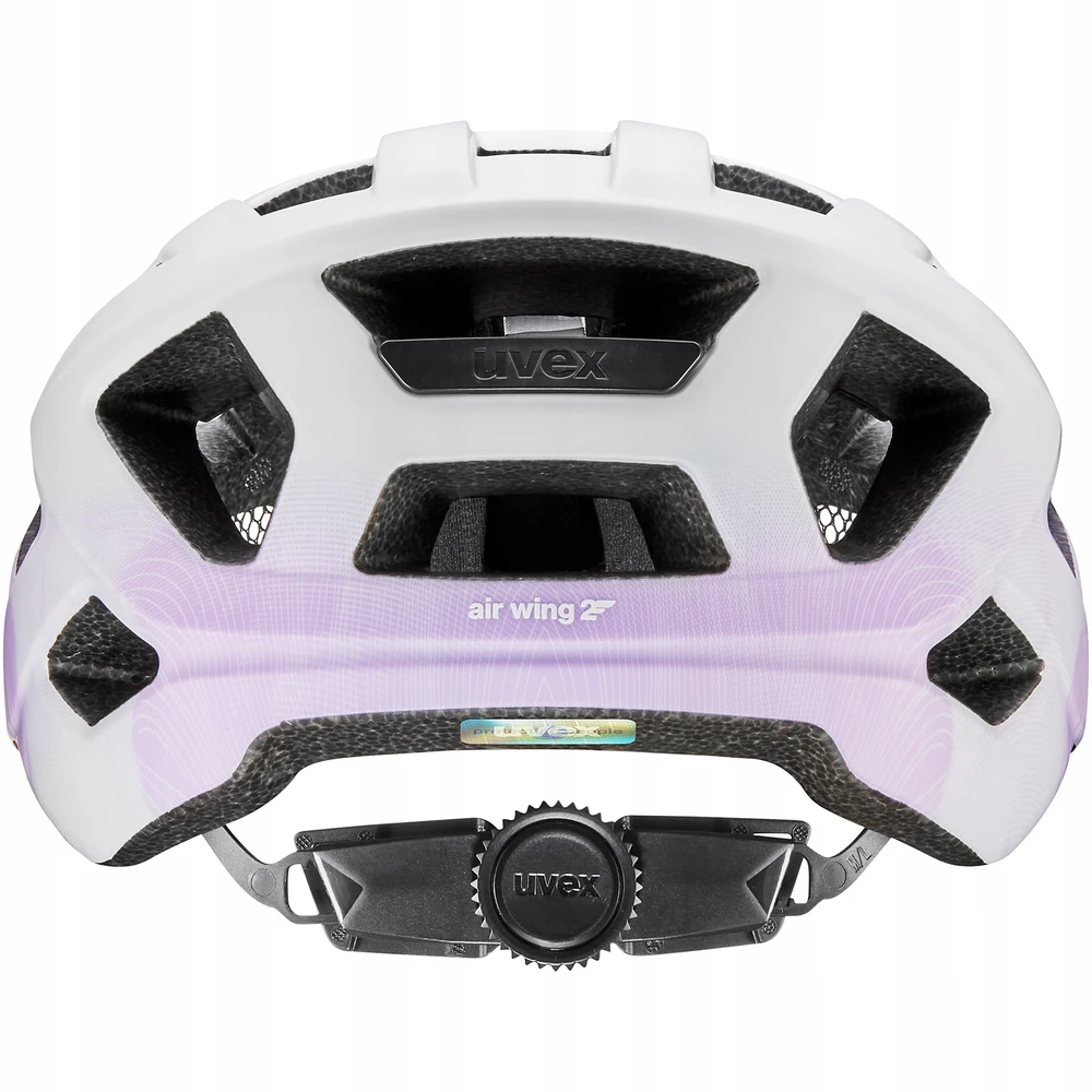 Dviratininko šalmas Uvex Air Wing 2 CC, violetinis/baltas
