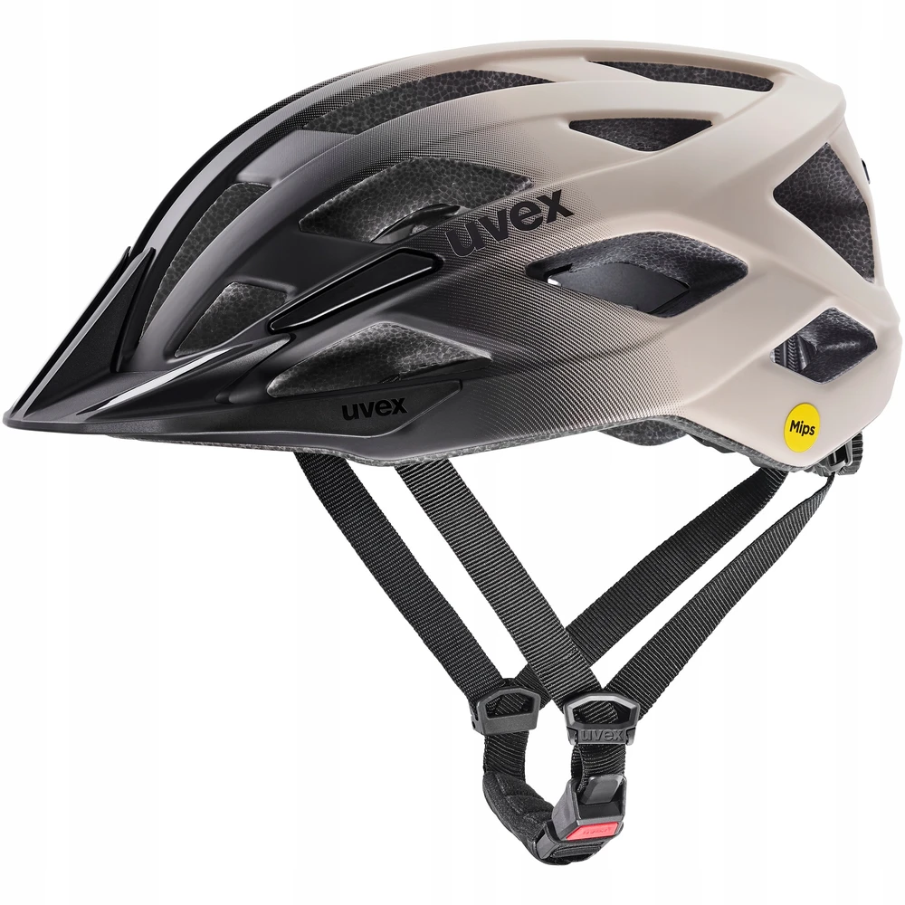 Šalmas Uvex i-vo 2 MIPS warm pilkas-juodas matt-56-60CM
