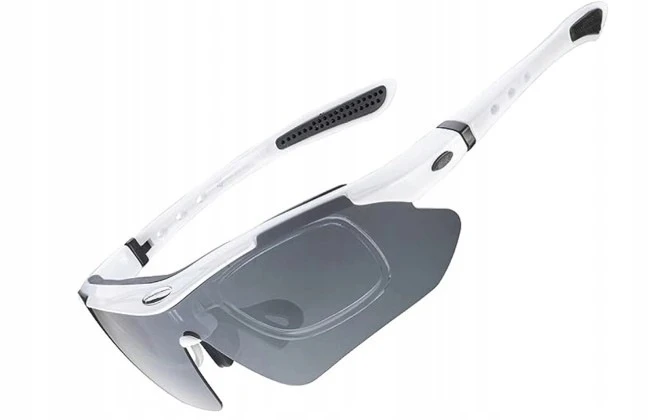 Fotochrominiai dviračių akiniai Rockbros 10142 (balti)