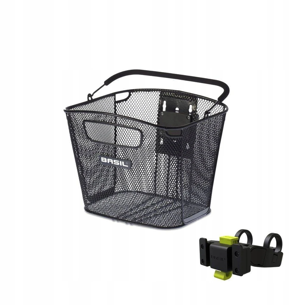 Dviratinis krepšys - Basil - Bold KF - Juodas plienas - 25 litrai - Unisex