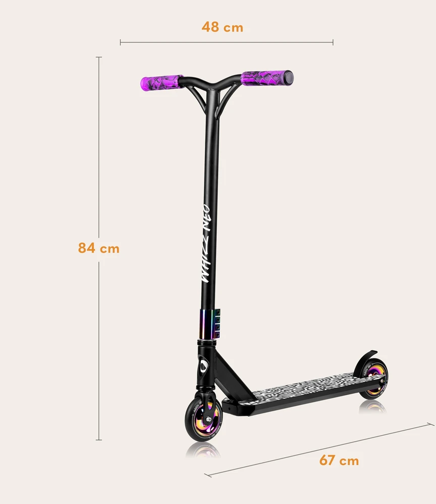 Dviratis paspirtukas Lionelo Whizz Neo Juodas Carbon Multicolor