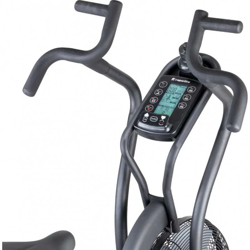 Dviratis treniruoklis su oro pasipriešinimu inSPORTline Airbike PRO (iki 160kg, smagr. 4.8kg)