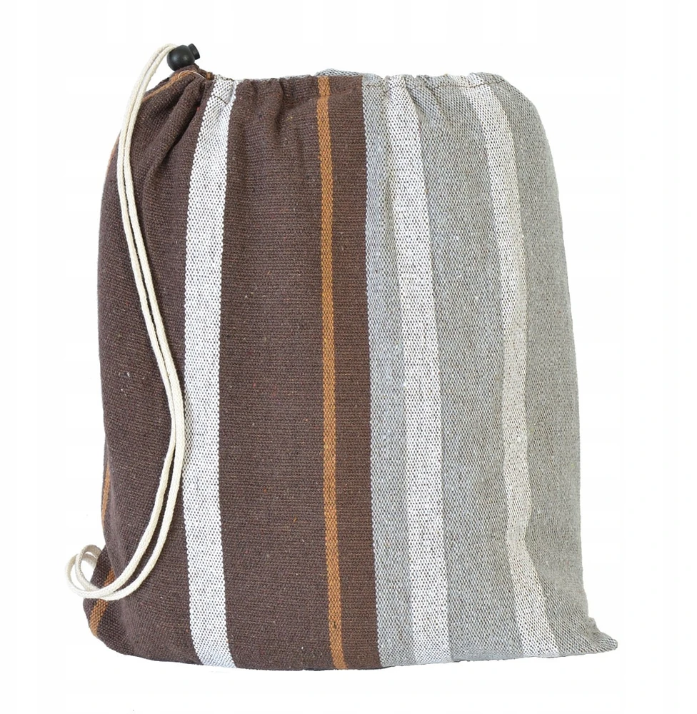 Saska Garden Dvivietis hamakas Royokamp Luxe XXL 250x150cm, rudas