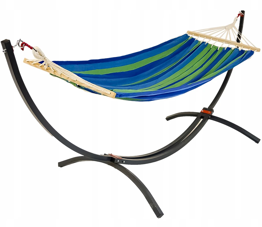 Dvivietis hamakas Royokamp Luxe XXL 250x150cm, mėlynas