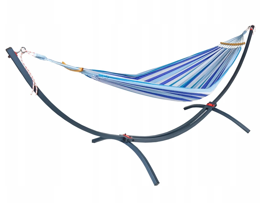 Dvivietis hamakas Royokamp Luxe XXL 250x150cm, mėlynas