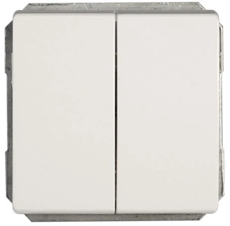 Kompiuterio lizdas VILMA STANDARD ST 150 be rėmelio, 2 vietų (2xRJ45 CAT5E UTP), baltas