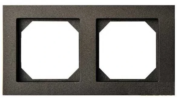 Liregus 2-vietis rėmelis EPSILON SLIM LINE, antracito sp.