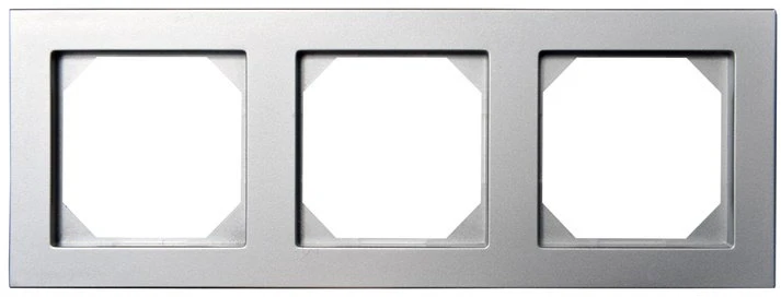 Dvivietis rėmelis LIREGUS EPSILON, metalo spalvos