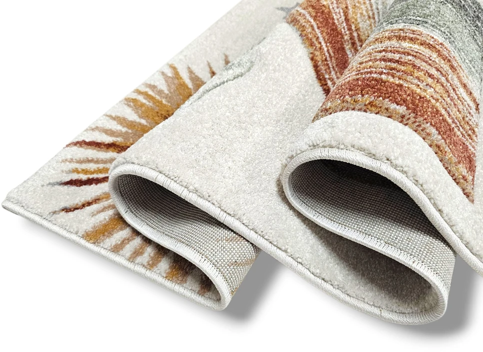 DWM Dywan LUNA 160x230 TĘCZA w gwiazdki vaikams dziecięcy styl boho GRUBY 3D