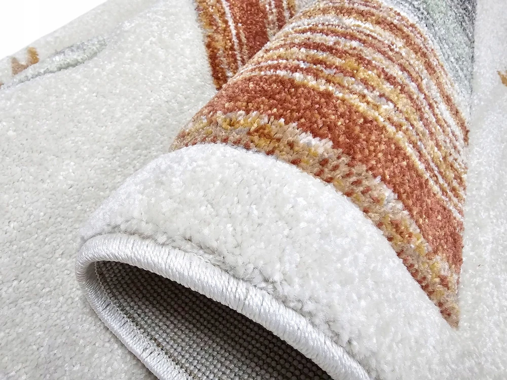 DWM Dywan LUNA 160x230 TĘCZA w gwiazdki vaikams dziecięcy styl boho GRUBY 3D