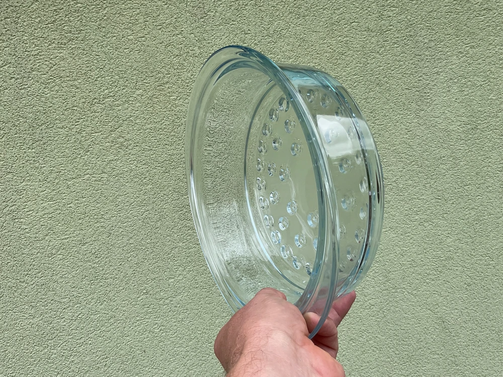 DYDŽIO STIKLINIS Įdėklas, skirtas GARINTI garų garintuvui PYREX OLDMAN 20cm