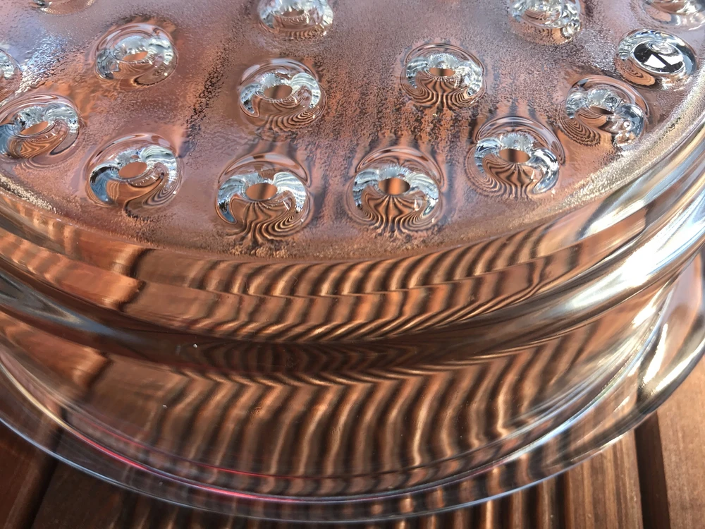 DYDŽIO STIKLINIS Įdėklas, skirtas GARINTI garų garintuvui PYREX OLDMAN 20cm