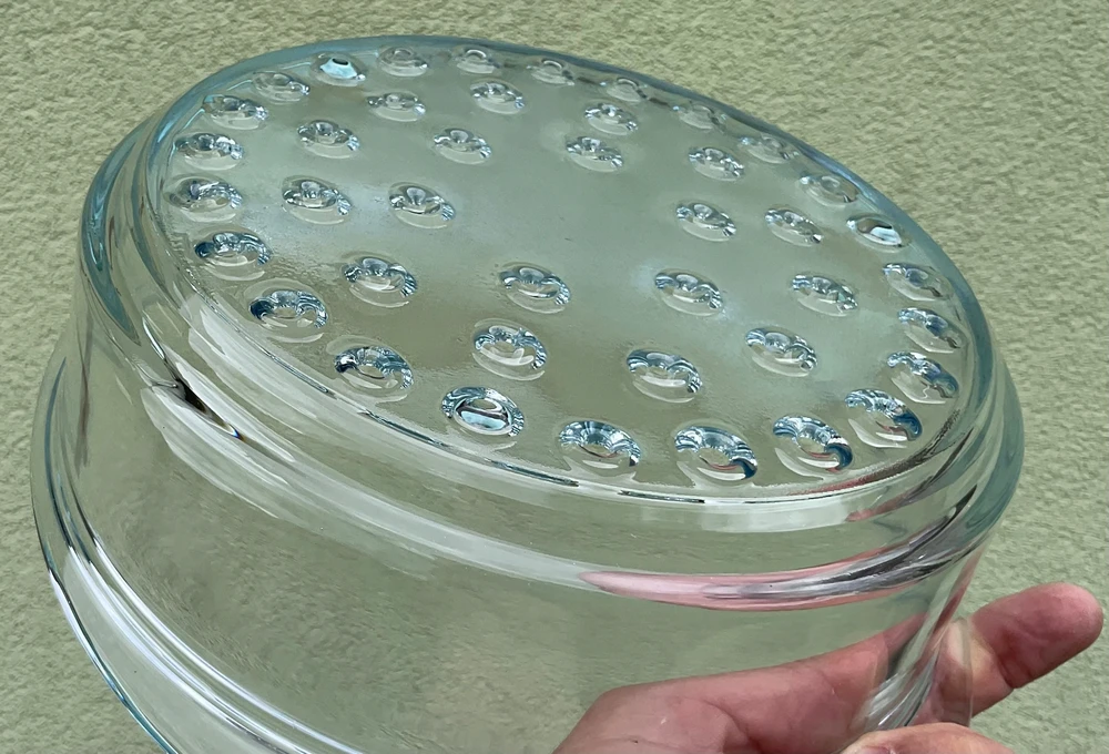 DYDŽIO STIKLINIS Įdėklas, skirtas GARINTI garų garintuvui PYREX OLDMAN 20cm