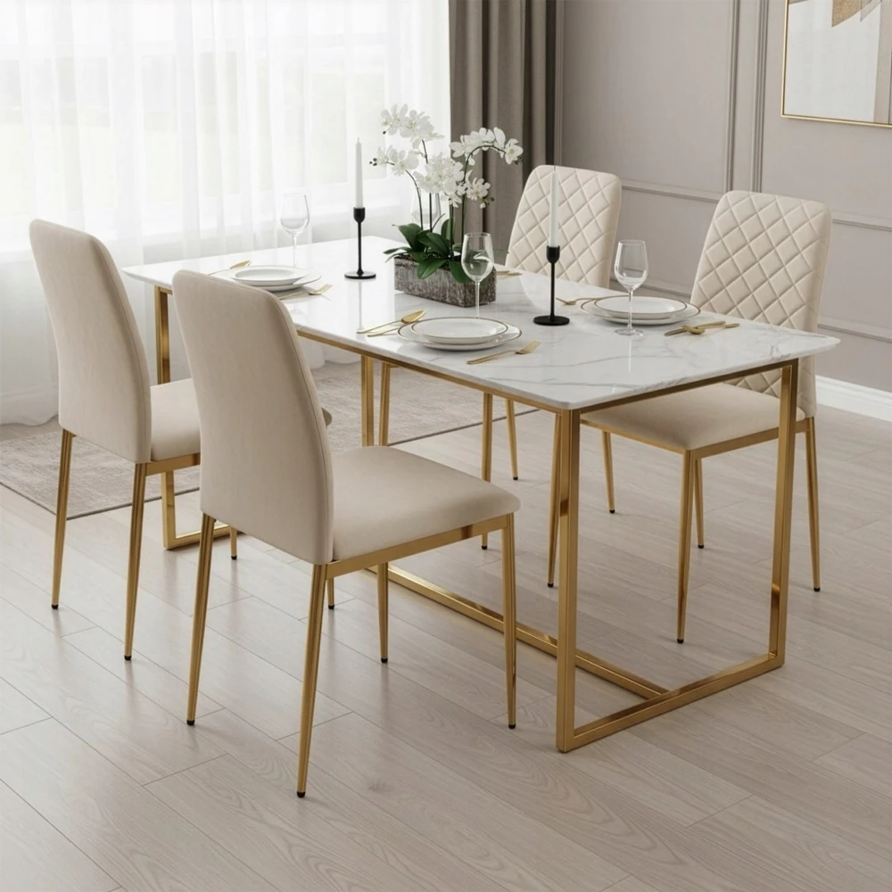Springos DYGTAS VELIURINĖS KĖDĖS SVETAINEI, BIURUI, VALGOMUI MAVERIK VELVET BEIGE