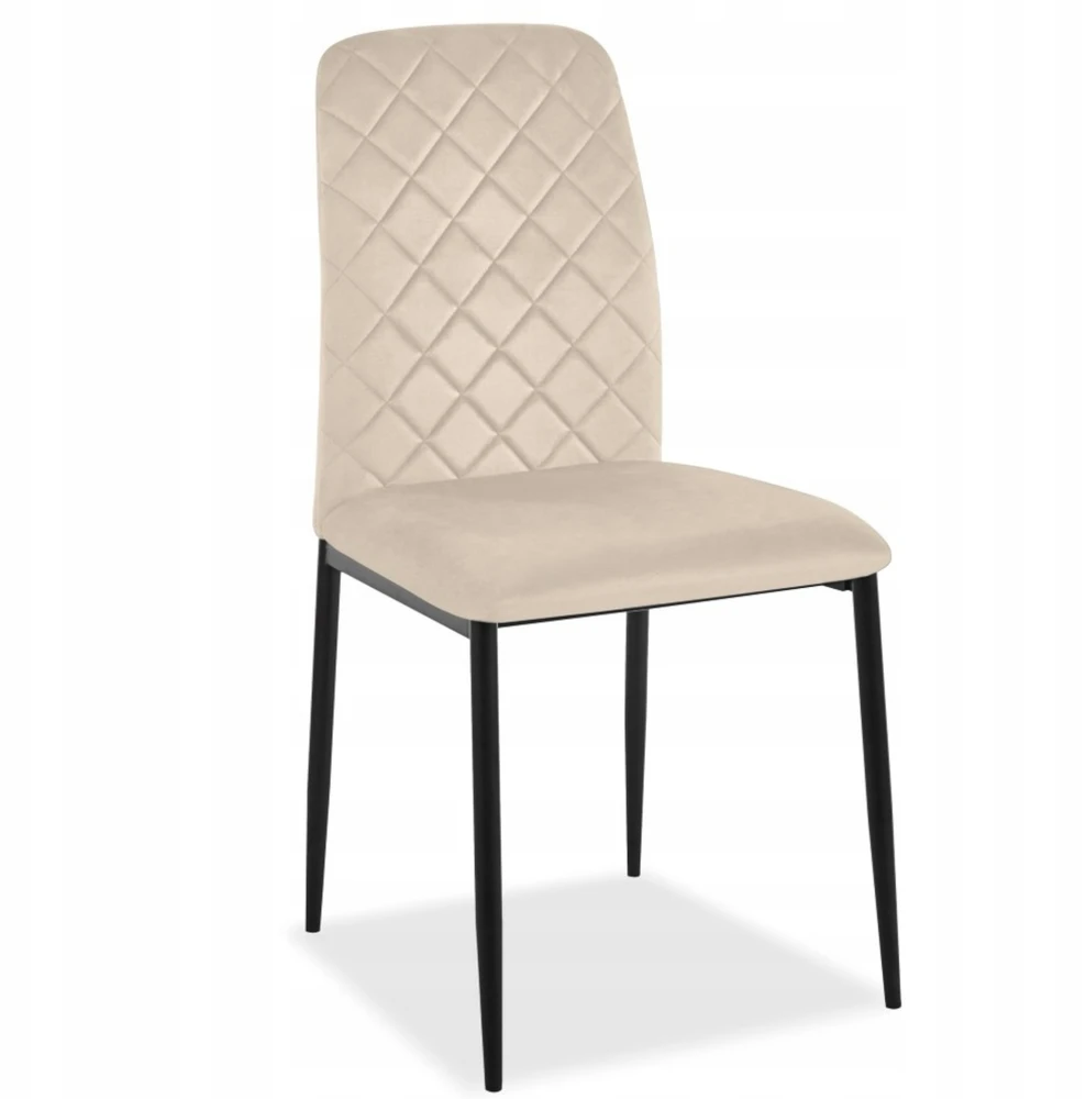 DYGTAS VELIURINĖS KĖDĖS SVETAINEI, BIURUI, VALGOMUI MAVERIK VELVET BEIGE